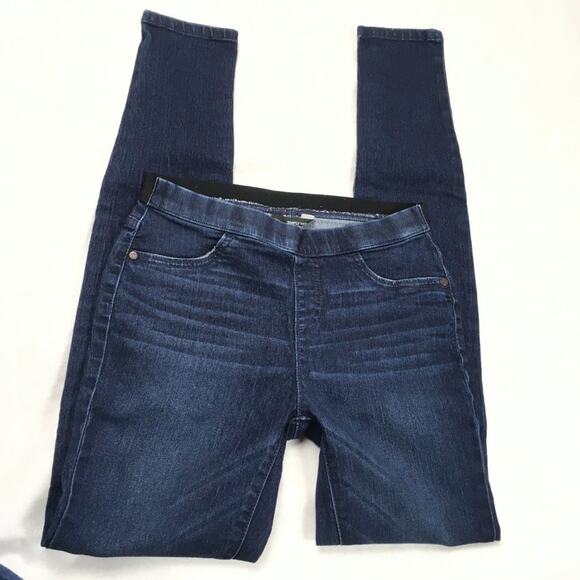 Simply Vera Jeggings Dark Wash Denim Skinny Jean Leggings Women's sz 4 Long - Picture 11 of 12